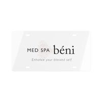 Med Spa Béni  License Plate