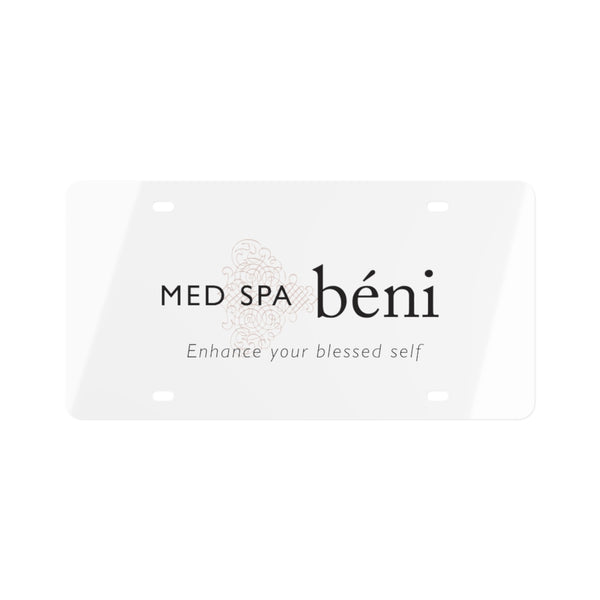 Med Spa Béni  License Plate