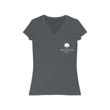 Selectus Women's Jersey Short Sleeve V-Neck Tee