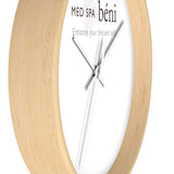 Med Spa Béni Wall clock