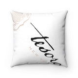 Tesoro Spun Polyester Square Pillow