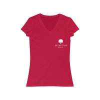 Selectus Women's Jersey Short Sleeve V-Neck Tee