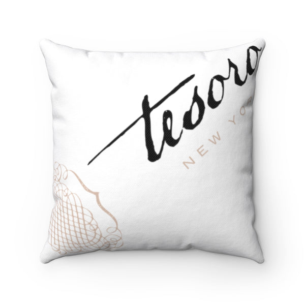 Tesoro Spun Polyester Square Pillow