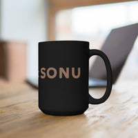 SONU & SONU Black Mug 15oz