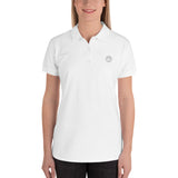 최선호 보험 Embroidered Women's Polo Shirt