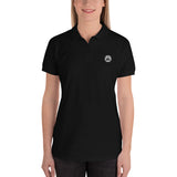 최선호 보험 Embroidered Women's Polo Shirt